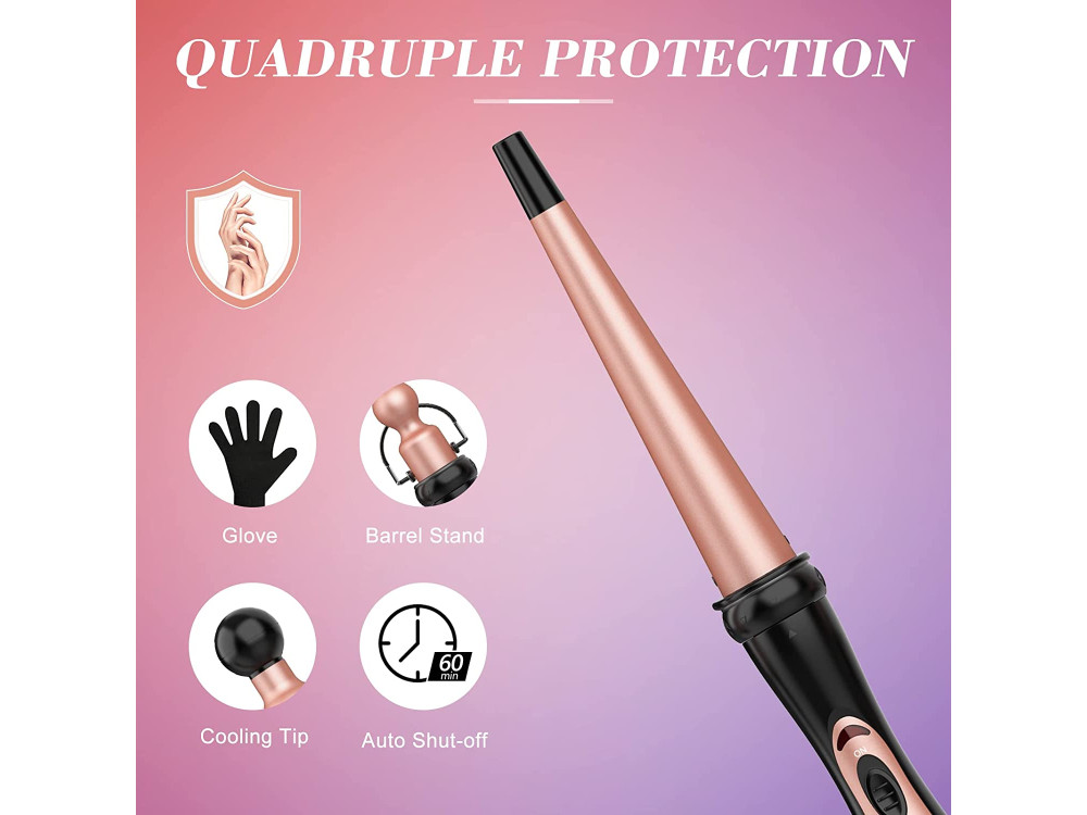 Bestope 5 in outlet 1 curling wand reviews